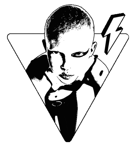 Lightning Thunder Sticker by SAINT LAURENT