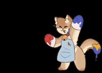 FanfaireNYC paint gus fanfaire GIF