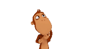 kid monkey Sticker