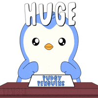 Penguin Big If True GIF by Pudgy Penguins