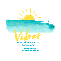 Palm Beach Sun Sticker by Boardwalk Boutique Hotel Aruba