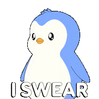 I Promise Trust Me Sticker by Pudgy Penguins