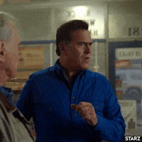 interested season 3 GIF by Ash vs Evil Dead