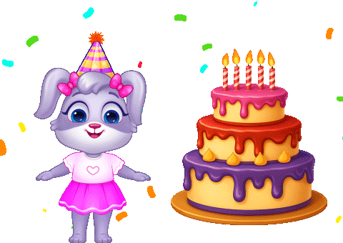 Happy Birthday Sticker by Lucas and Friends by RV AppStudios