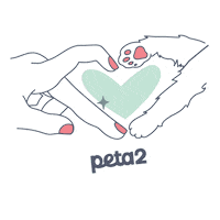 Heart Love Sticker by PETA