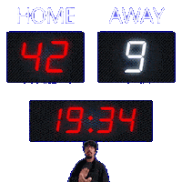 9 Away Sticker