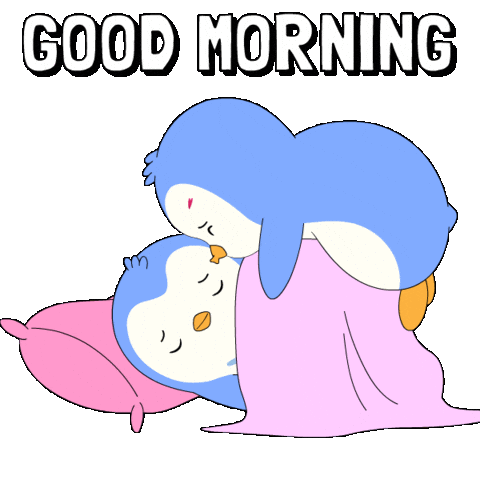 Good Morning Sticker by Pudgy Penguins