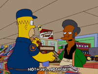 homer simpson laughing GIF