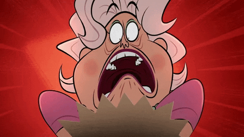 Scared Cartoon GIF by Taffy