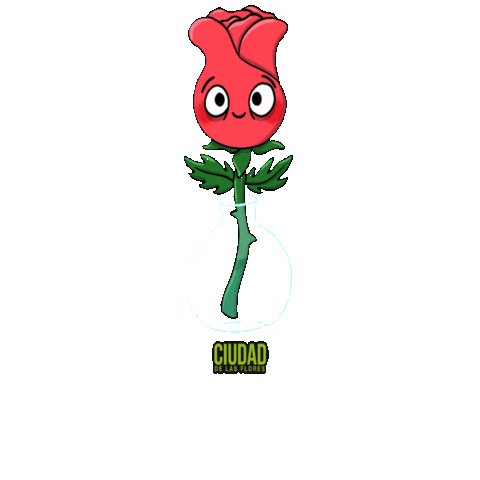 Ciudaddelasflores giphygifmaker flores rosas cdf Sticker