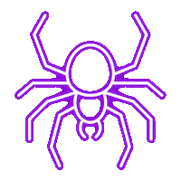 Halloween Neon Sticker by Chasing Daelight