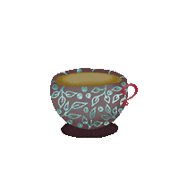 GreyAmber coffee time tea lover Sticker