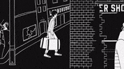 going to work black and white GIF by pedroallevato