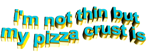 pizza Sticker by AnimatedText