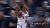 feeling it eric bledsoe GIF by NBA