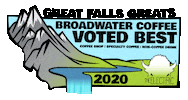 Voting Coffee Shop Sticker by Broadwater Coffee Brewing Company