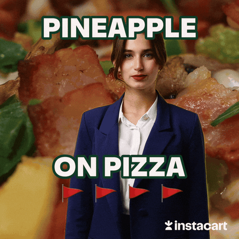 Red Flag Pizza GIF by Instacart