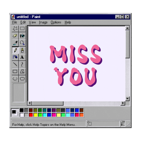 Miss You Love Sticker by Seorang Zaki
