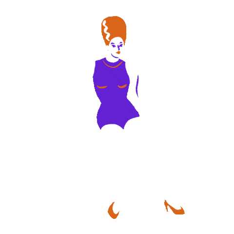 Monster Mash Dancing Sticker by Jackie Lay