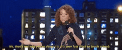 michelle wolf its your last ditch to touch a boob GIF by Night of Too Many Stars HBO