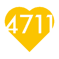 Maeurer-Wirtz love heart yellow liebe Sticker