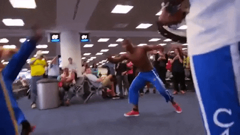 miami international airport dance GIF