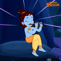 Relax Musician GIF by Chhota Bheem