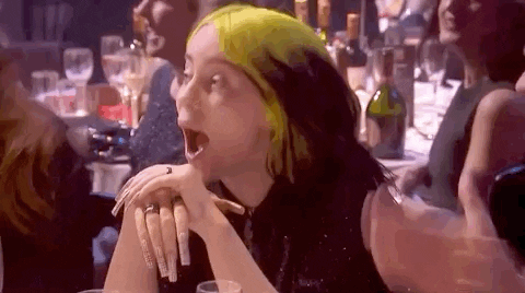 Billie Eilish Brits GIF by BRIT Awards