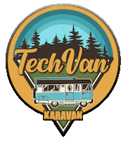 techvankaravan techvan karavan techvan techvankaravan Sticker