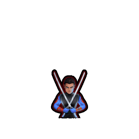 UltimateWeapons karate katana swords cobra kai Sticker