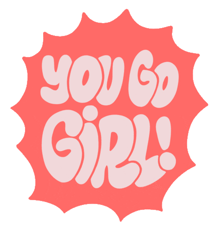 Strong Woman Illustration Sticker by renavisual
