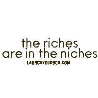 LaunchYourBox small biz lyb sarah williams launch your box Sticker