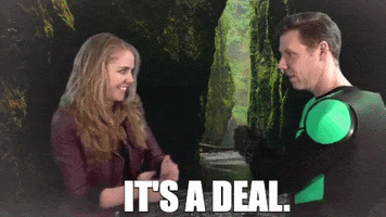 theseanwardshow high five handshake deal finger guns GIF