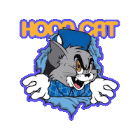 Hoodcatmfg skateboarding latino cholo chicano Sticker