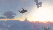 On My Way Fly GIF by GIPHY Gaming