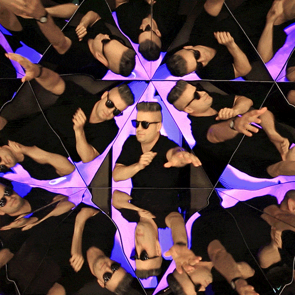 photobooth portrait kaleidoscope timeframe GIF