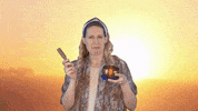 CarlaDelaney peace singing yoga actress GIF
