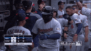 escobar hug GIF by MLB