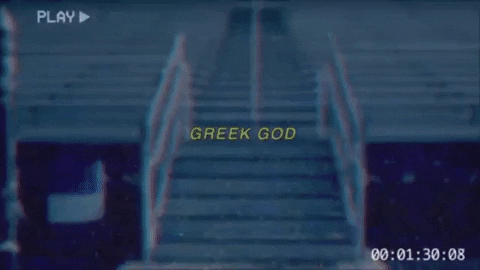 greek god lyric video GIF by Republic Records