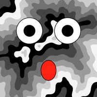 Black And White Art GIF by Jen Stark