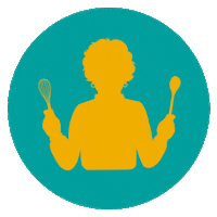Love To Eat Eating Sticker by Julia Child