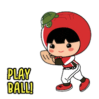 Play Ball Win Sticker by Ang Ku Kueh Girl and Friends