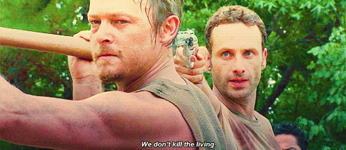 the walking dead i hml because of my otp of shanerick GIF