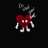 lady_lucidowl love heart happy dance dancing heart GIF