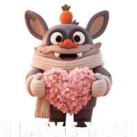 I Love You Hug Sticker
