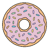 Snail_Scribbles eating dessert baking donut Sticker