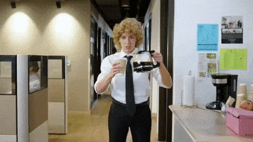 The Office Coffee GIF by Run Gum