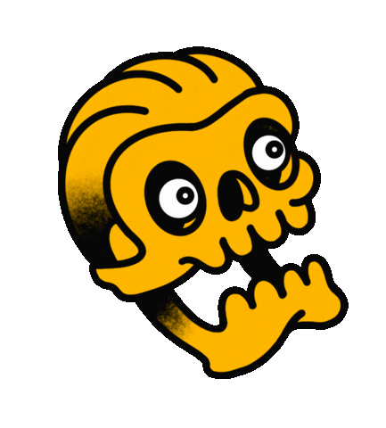 Scream Skull Sticker