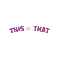 This Or That Sticker by DopsuFood
