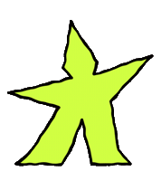 Star Adc Sticker by Leezie.in